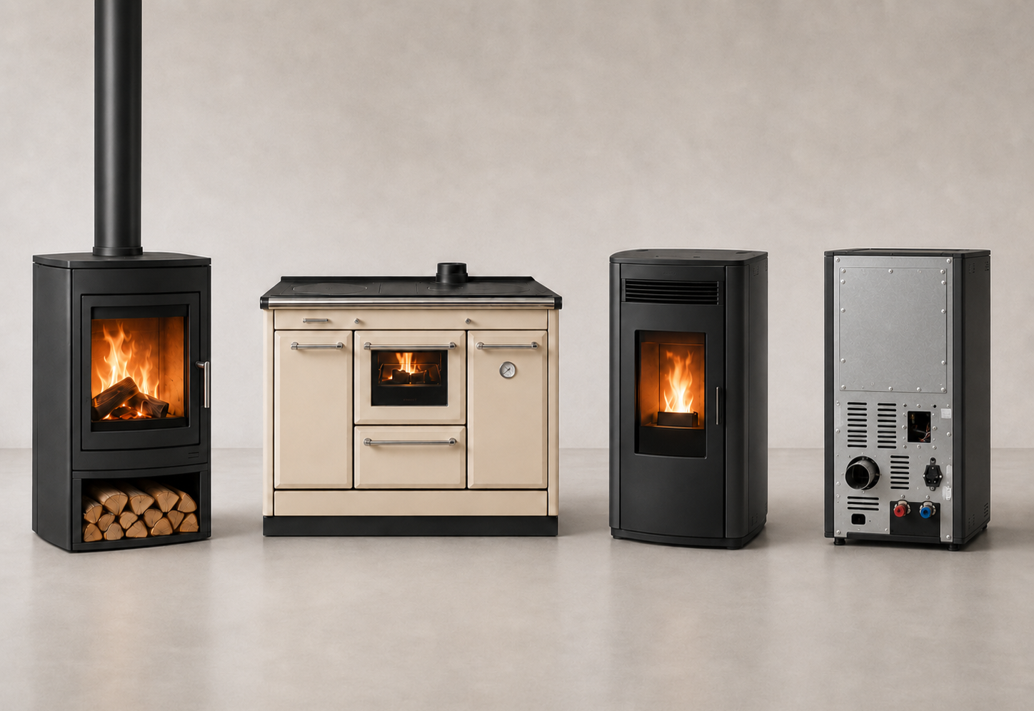 AI-generated illustrative appliances. Not representative of any specific manufacturer or model. Any resemblance is purely coincidental.
